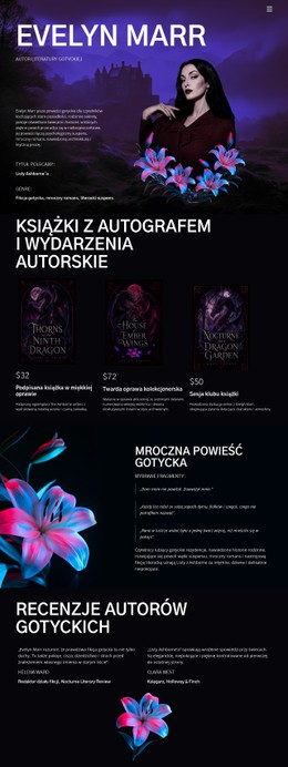 Darmowy CSS Dla Autor Mrocznej Fikcji