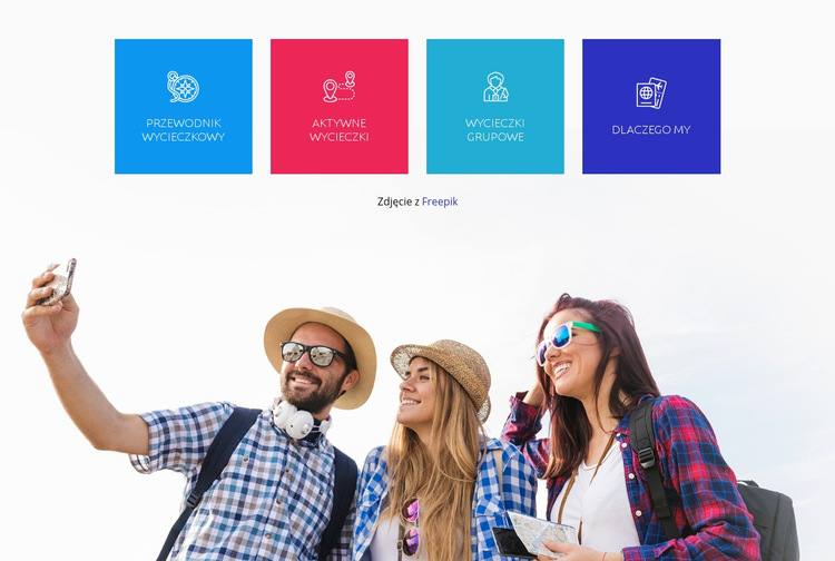 Podróże to najzdrowsze uzależnienie Szablon witryny sieci Web