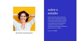 Sobre Nosso Estúdio Modelo HTML5