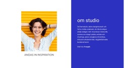 Om Vår Studio HTML5-Mall