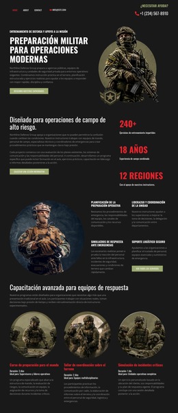 Defensa Militar Moderna: Plantilla De Sitio Web Joomla Gratuita