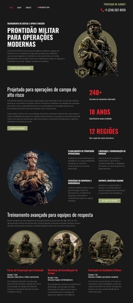Defesa Militar Moderna - Layout Múltiplo