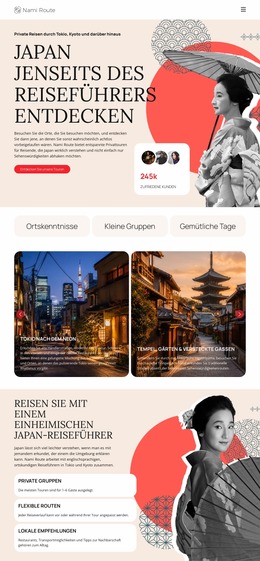 Exklusive Joomla-Vorlage Für Japan-Reiseführer