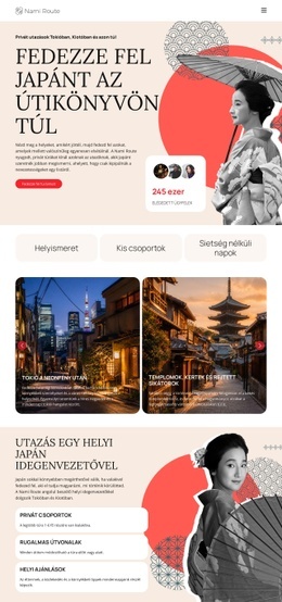 Japán Útikalauz – E-Kereskedelmi Sablon