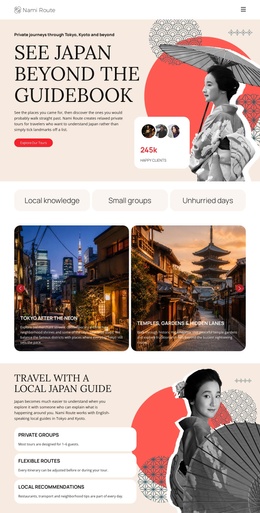 Exclusive Joomla Template For Japan Travel Guide