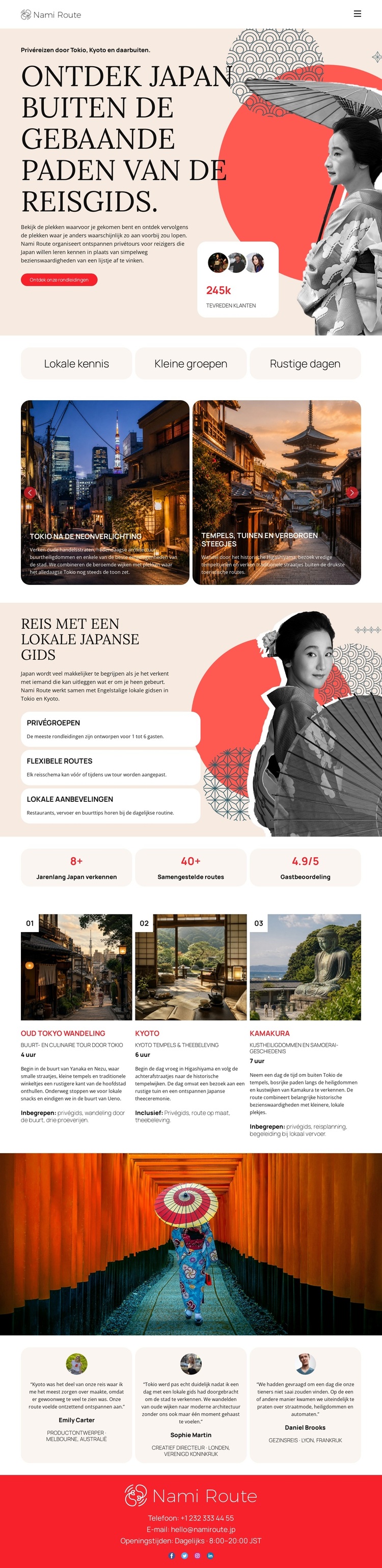 Reisgids Japan WordPress-thema
