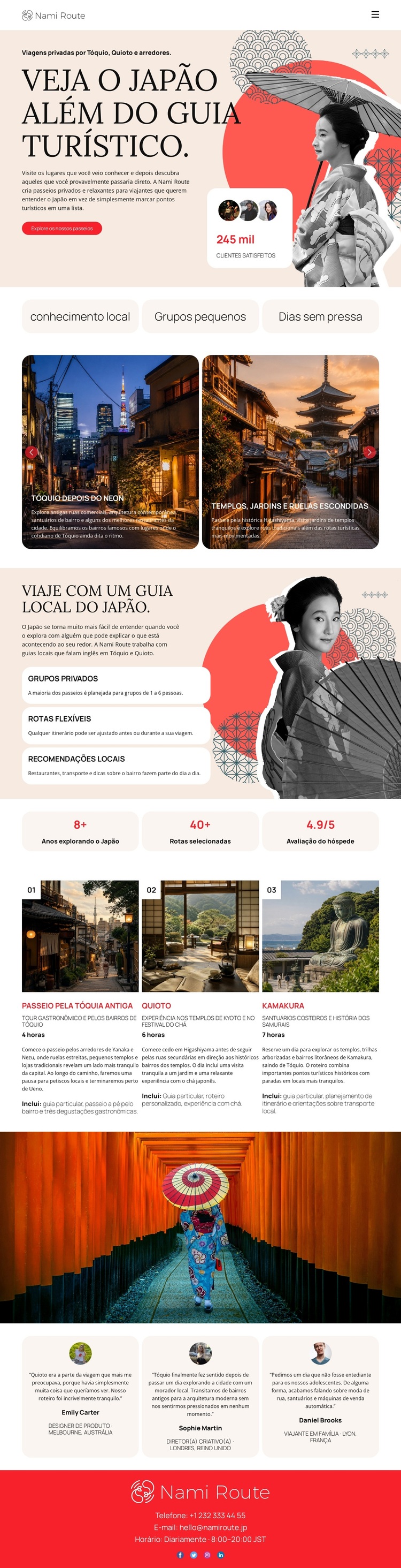 Guia de Viagem ao Japão Tema WordPress
