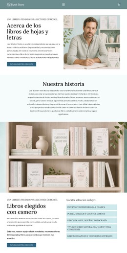Librería Moderna Plantilla CSS De Ancho Completo