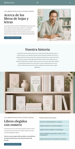 Librería Moderna - Plantilla Joomla Personalizada