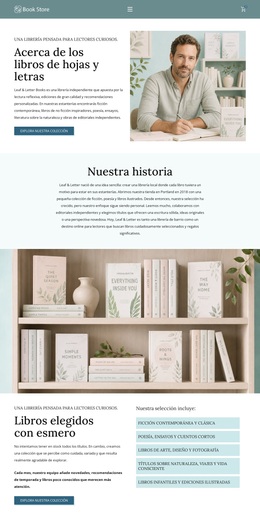 Librería Moderna - Plantilla De WordPress