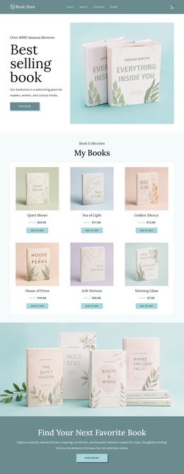 Most Creative HTML5 Template For Independent Bookshop Online Store