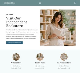 Creative Bookstore - HTML5 Template