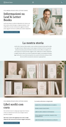 Libreria Moderna - Design Del Sito Web Definitivo