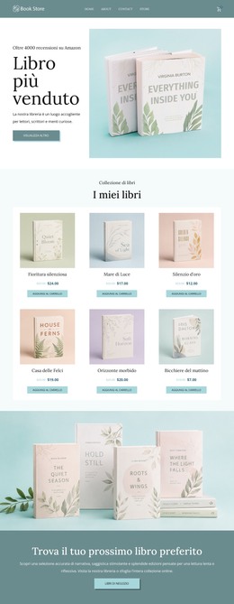 Sito HTML Per Libreria Indipendente Online
