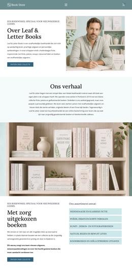 Moderne Boekhandel WordPress-Thema