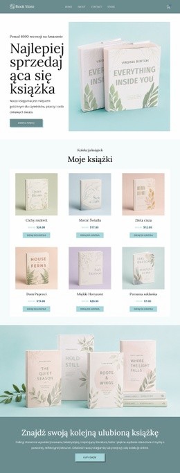 Niezależny Sklep Internetowy Z Książkami - Nowoczesny Projekt Strony