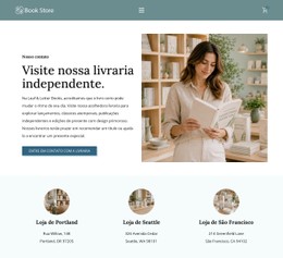 Livraria Criativa Modelo De Grade CSS