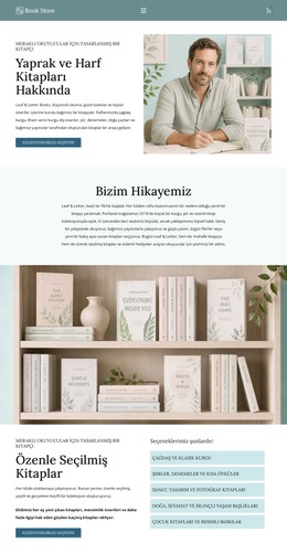 Modern Kitapçı - Duyarlı HTML Şablonu