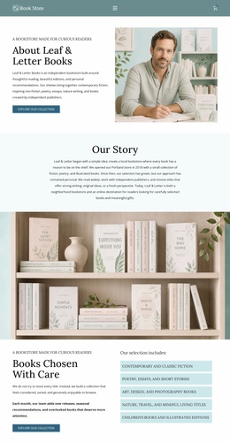 Modern Bookstore - Easy Community Market