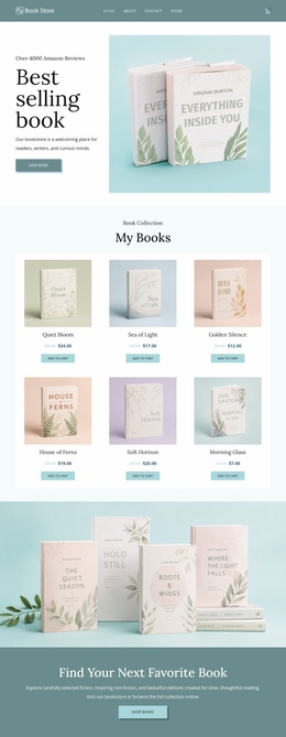 Independent Bookshop Online Store - View Ecommerce Feature