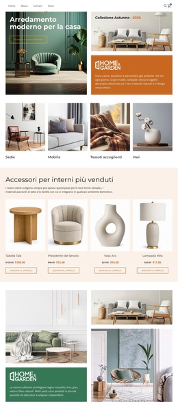 Scarica Il Tema WordPress Per Arredamento Minimalista Per La Casa