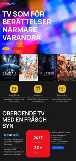 Modern TV-Kanal - Anpassningsbar Mall