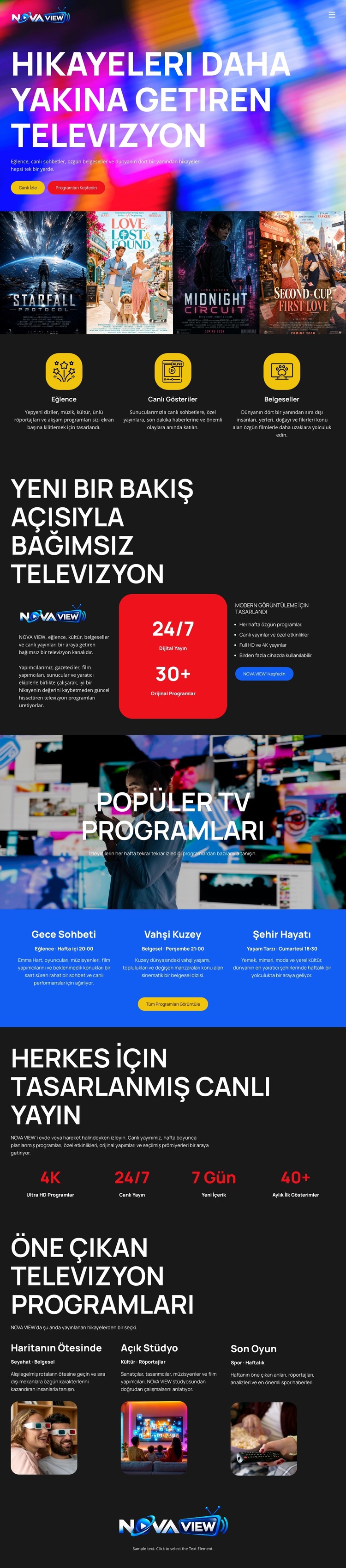 Modern Televizyon Kanalı WordPress Teması