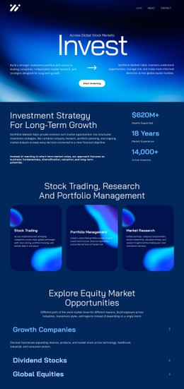Professional Stock Broker CSS Templates