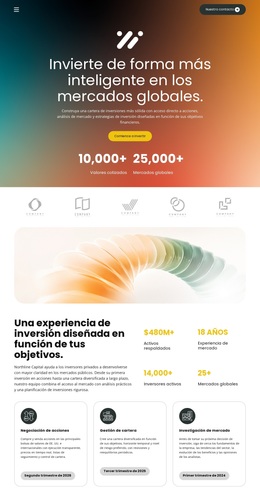 Inversión En El Mercado De Valores - Tema Exclusivo De WordPress