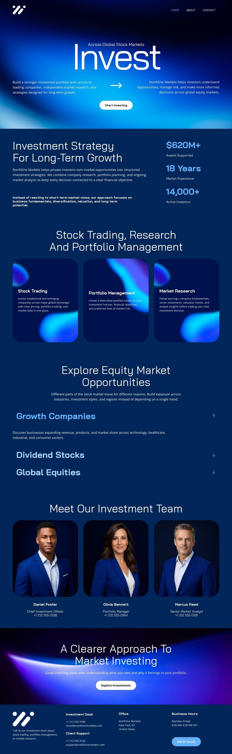 Professional Stock Broker HTML Template