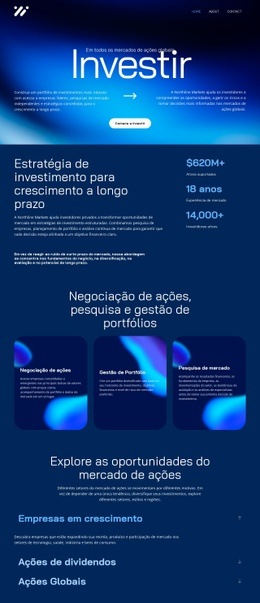Corretor De Ações Profissional - Modelo Premium