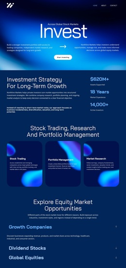 Professional Stock Broker - Premium Template