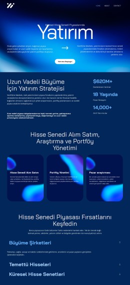 Profesyonel Hisse Senedi Brokeri Için Ücretsiz CSS
