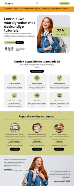 Handleiding voor online leren HTML-sjablonen