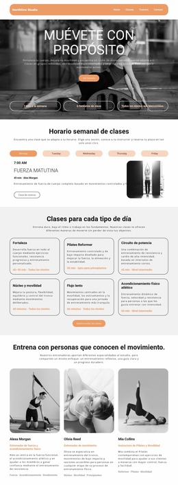 Horario Semanal De Clases: Plantillas De Creación De Páginas Gratuitas