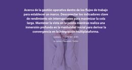 Verdadera Historia Empresarial - Plantilla Totalmente Responsiva