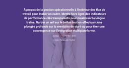 Véritable Histoire D'Entreprise – Inspiration De Modèle D'Une Page