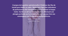 Véritable Histoire D'Entreprise - Thème WordPress Moderne