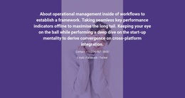 True Business Story Html Code Example