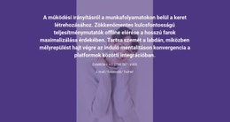 Igazi Üzleti Történet – Teljesen Reszponzív Sablon