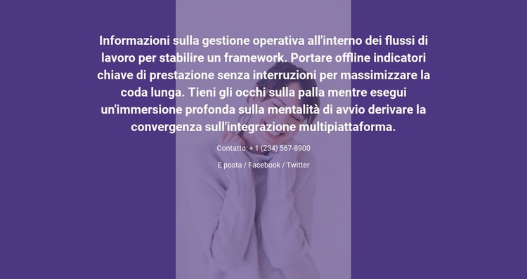 Vera storia di affari Modello HTML5