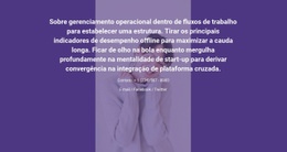 Verdadeira História De Negócios – Modelo Totalmente Responsivo