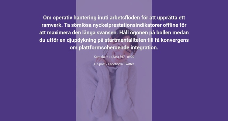 Sann affärshistoria HTML-mall