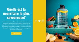 Conception Web Gratuite Pour Eau Saine Au Citron