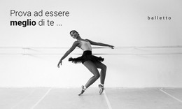 Lezione Di Danza - Modello HTML5 Reattivo