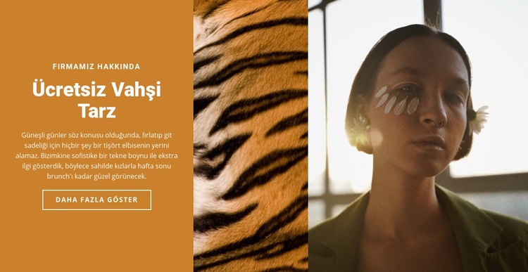Afrika moda tasarımı Web Sitesi Oluşturucu Şablonları