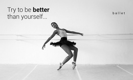 Dance Class - Simple Webpage Design