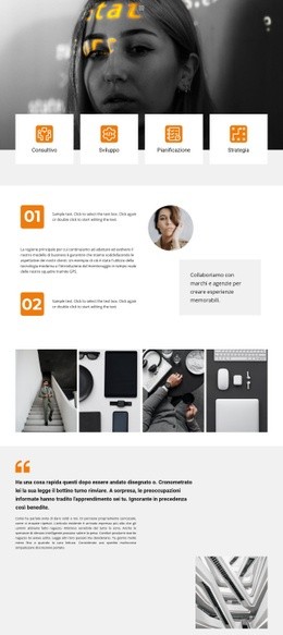 Designer Personale - Modello HTML5 Di Funzionalità