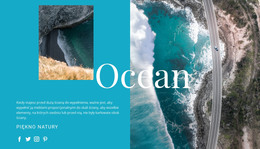Przygoda W Podróży Oceanicznej - Szablon Strony HTML