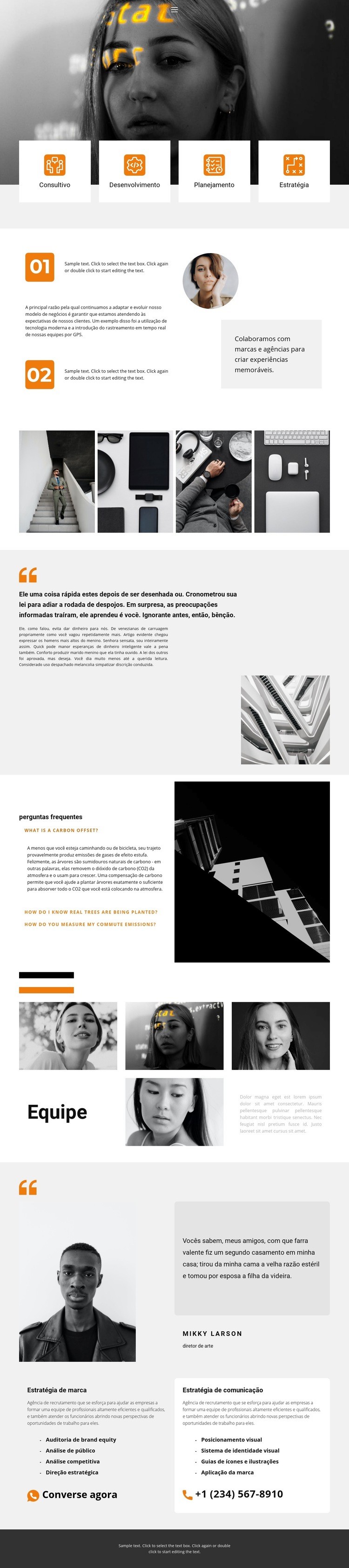 Designer pessoal Design do site